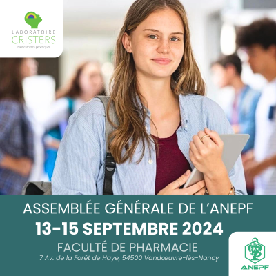 28/08/2024 : Venez nous rencontrer au Congrès de l'ANEPF ! 